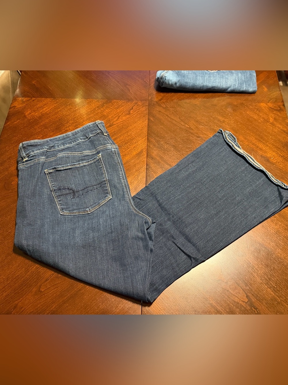 American Eagle Outfitters Dark Blue Straight Jeans